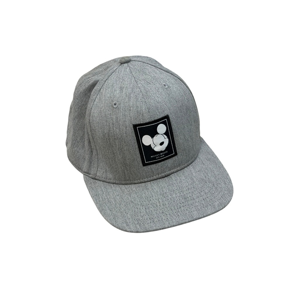 NEFF Disney Mickey Mouse Gray Heathered Snapback Hat Adjustable Cap